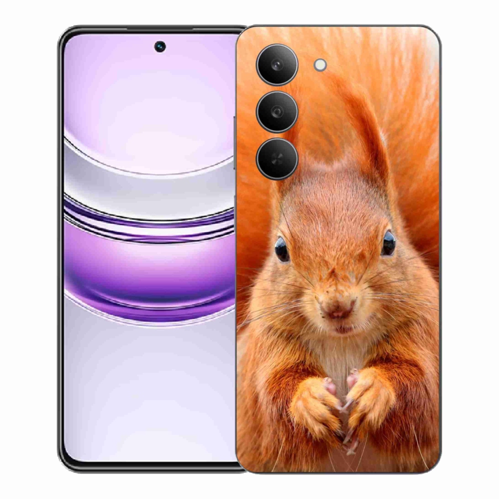 Gelový kryt mmCase na Realme 14x 5G - veverka