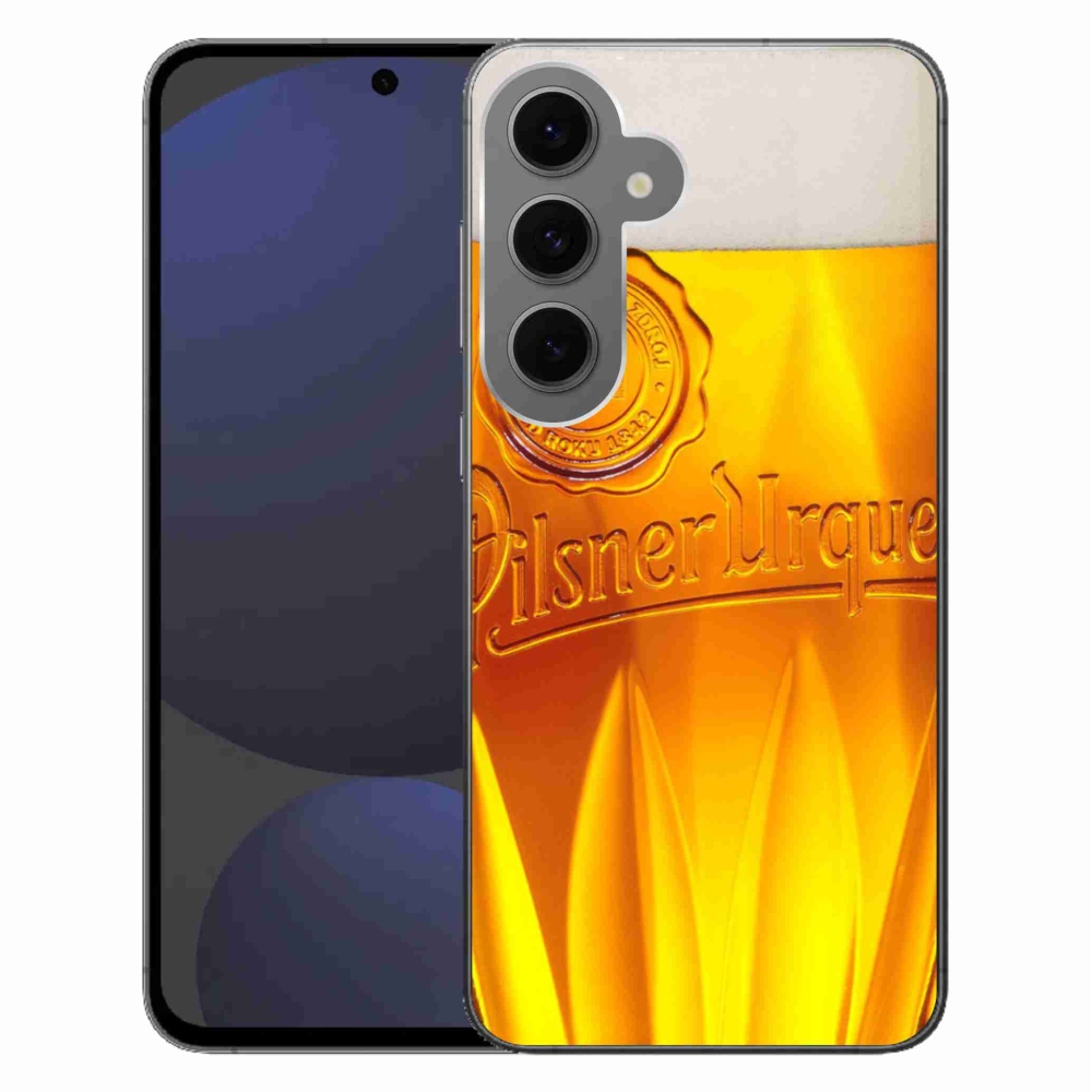 Gelový kryt mmCase na Samsung Galaxy S24 FE - pivo