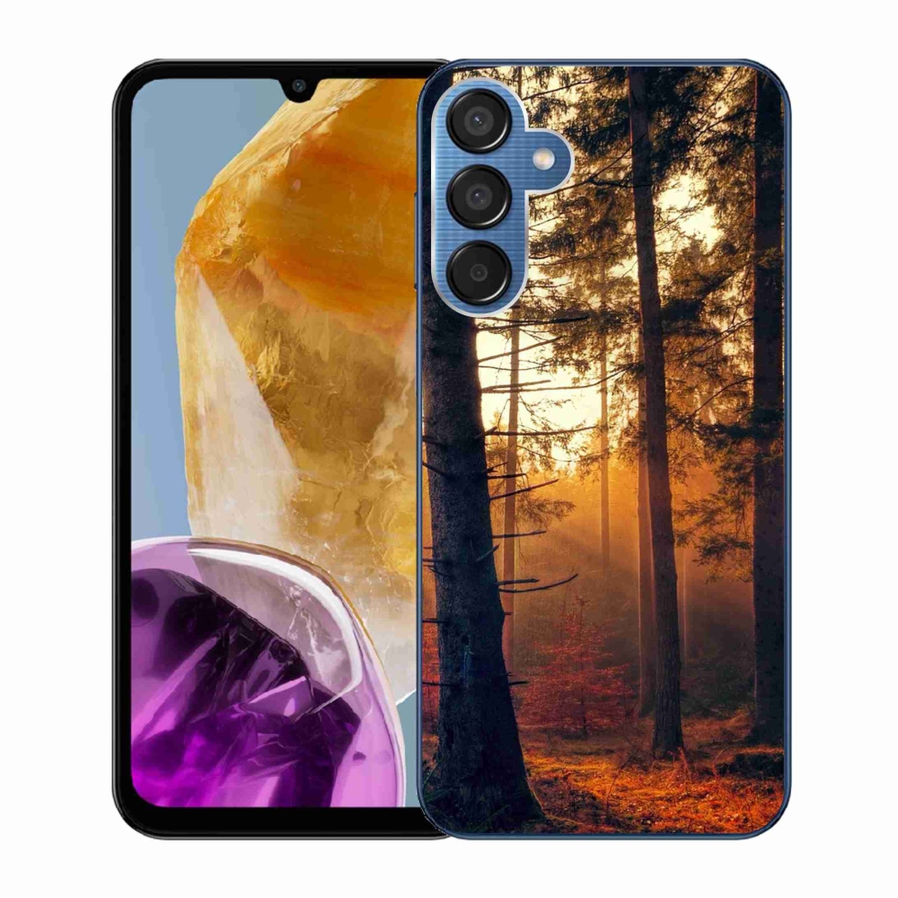 Gelový obal mmCase na Samsung Galaxy M15 5G - les
