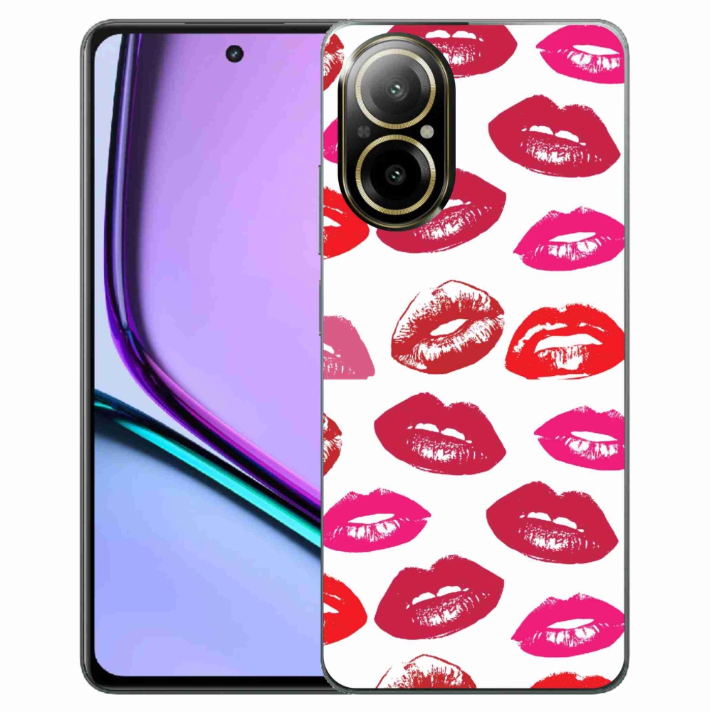Gelový kryt mmCase na Realme C67 - rty
