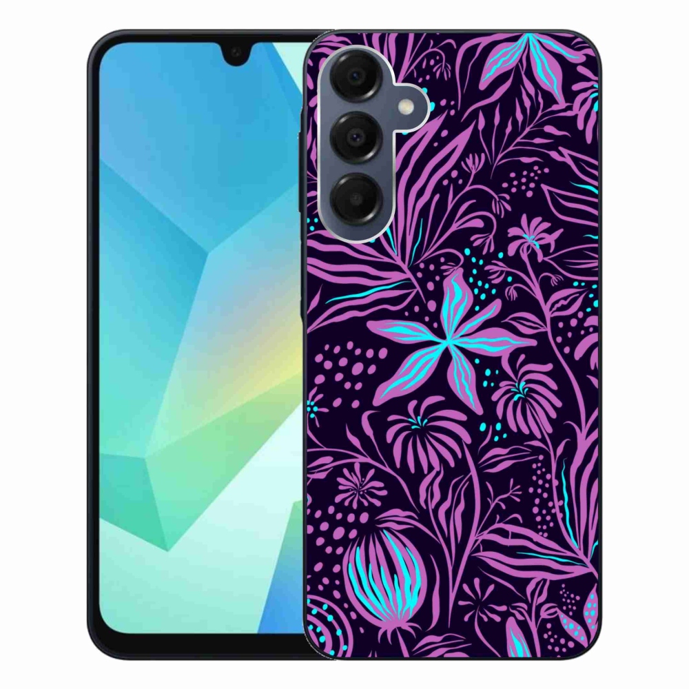 Gelový kryt mmCase na Samsung Galaxy A16 4G/5G - květiny 2