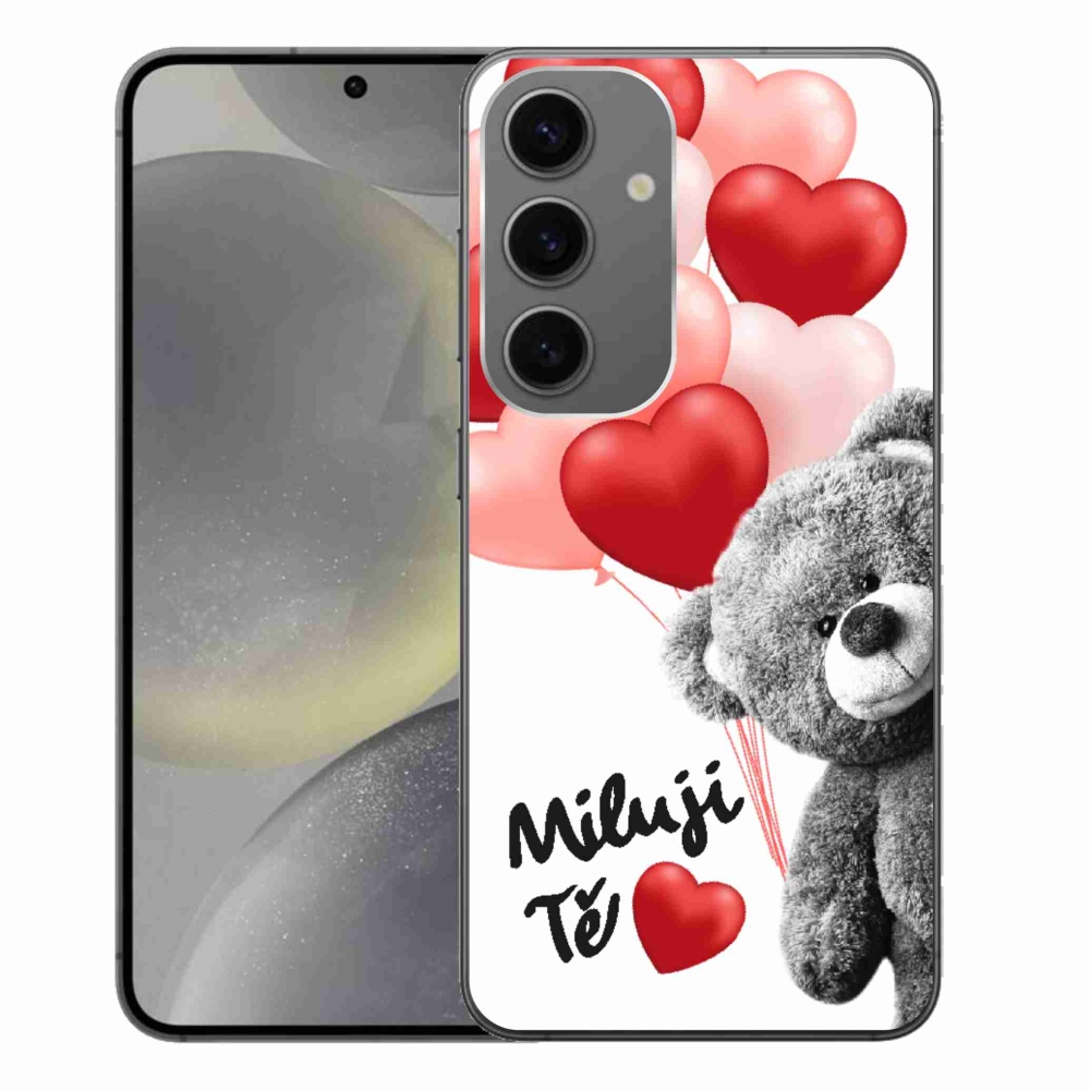 Gelový kryt mmCase na Samsung Galaxy S24+ - miluji Tě