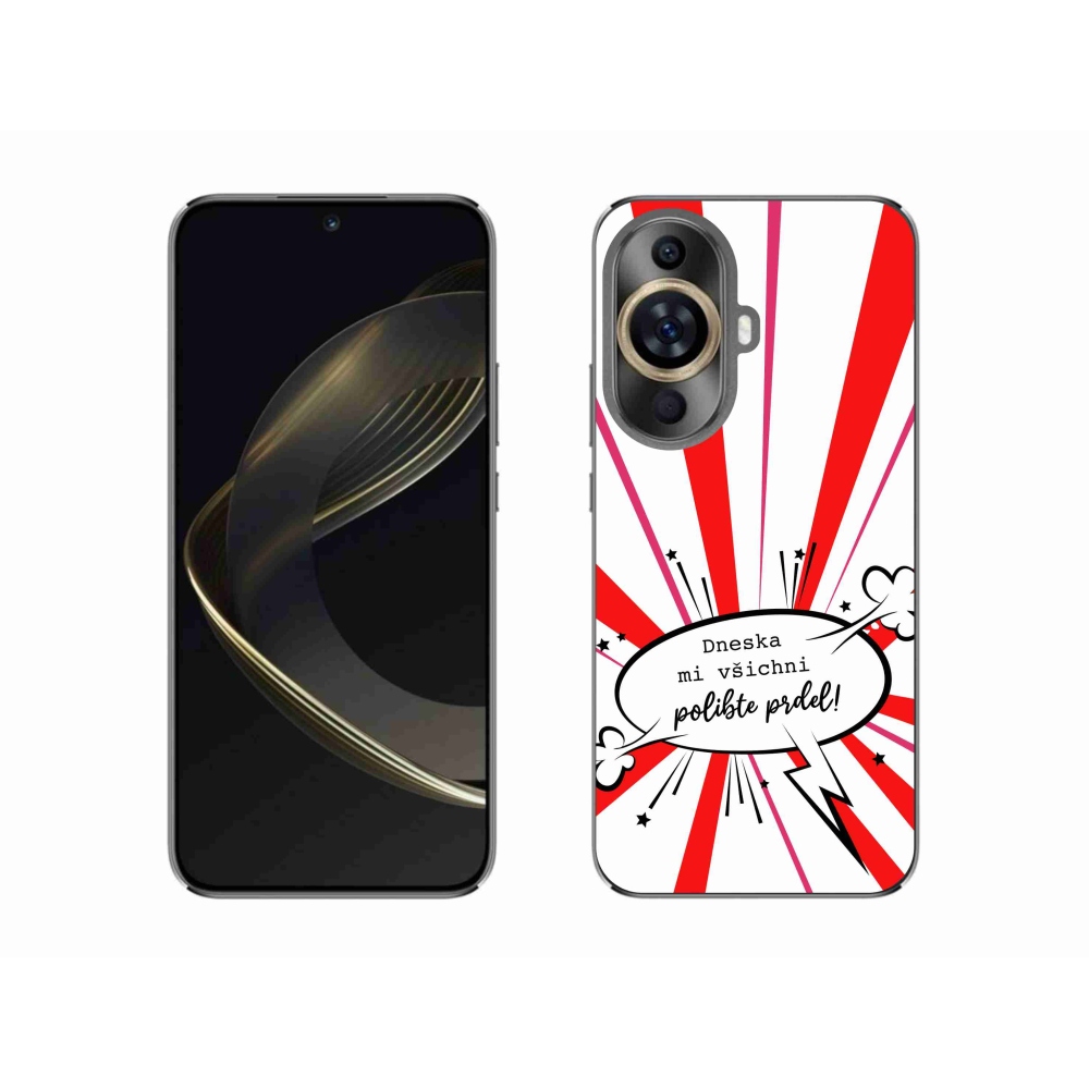Gelový kryt mmCase na Huawei Nova 11 - vtipný text 15 bílé pozadí