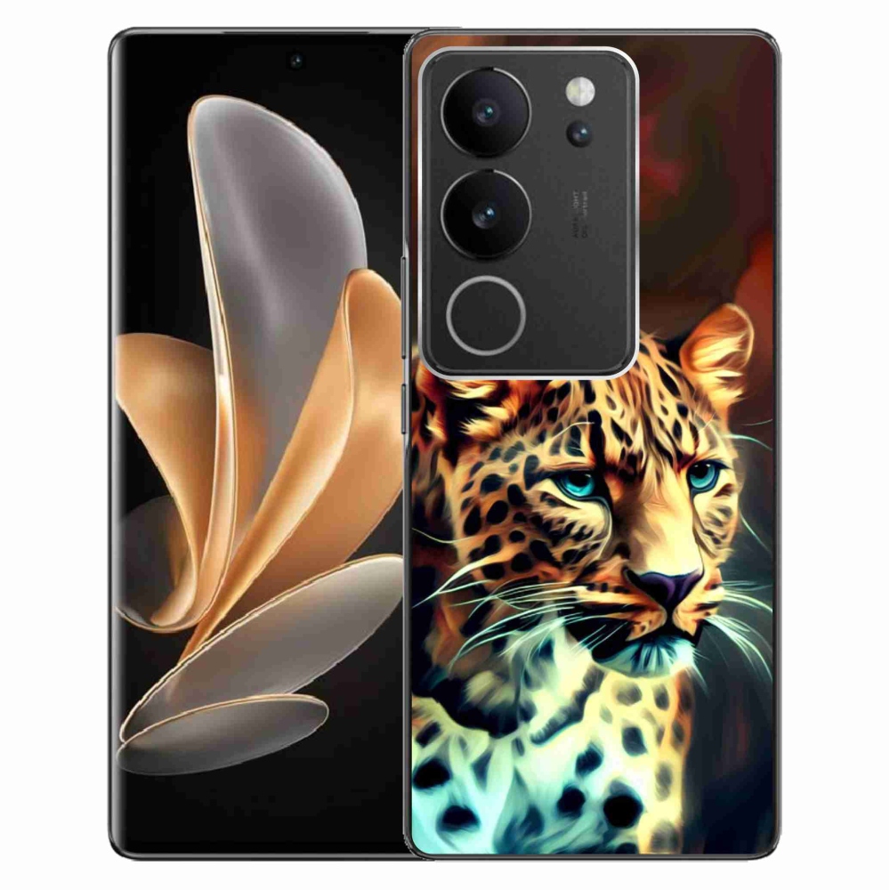 Gelový kryt mmCase na Vivo V29 5G - leopard