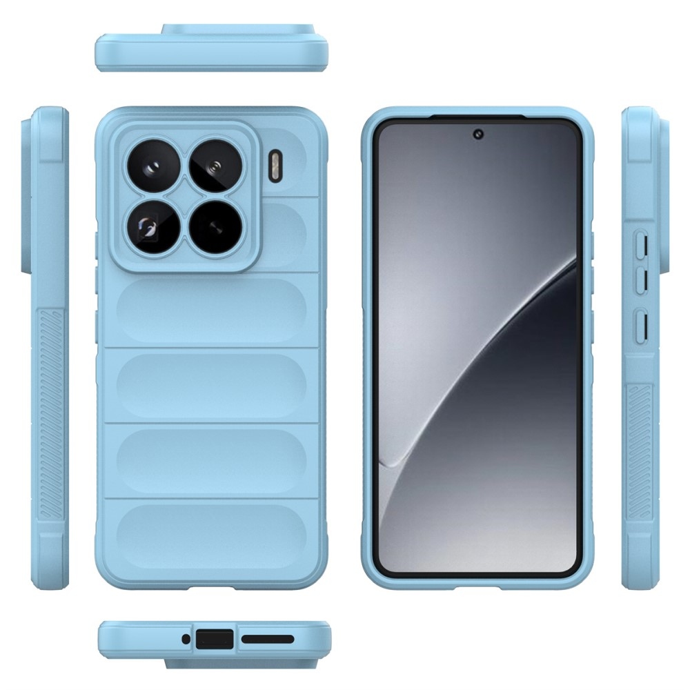 Rugg odolný gelový obal na Xiaomi 15 Pro - světlemodrý