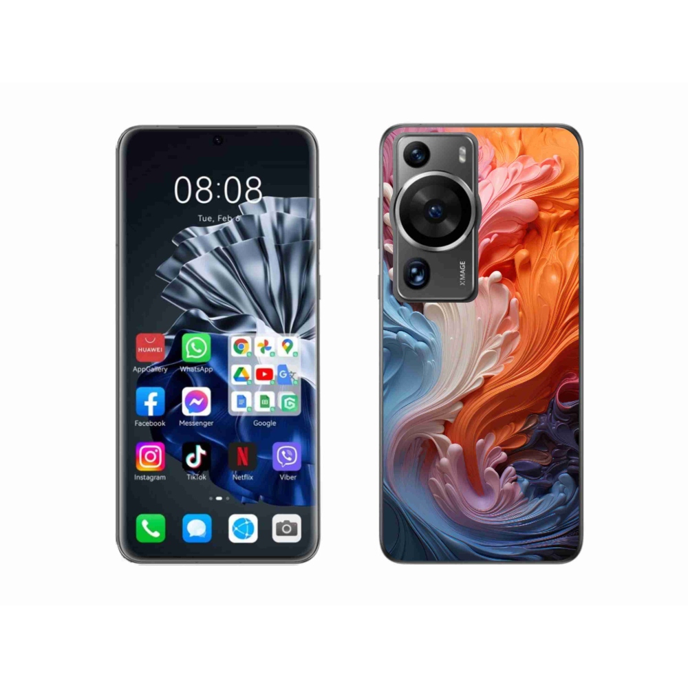 Gelový kryt mmCase na Huawei P60 Pro - abstraktní motiv 8
