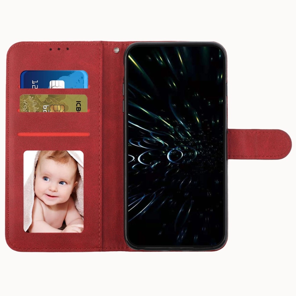 Line knížkové pouzdro na Samsung Galaxy S25 Ultra - červené