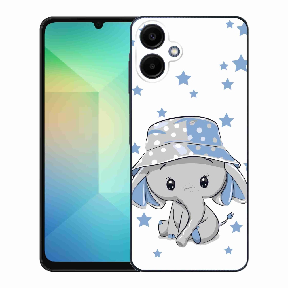 Gelový kryt mmCase na Samsung Galaxy A06 4G - modrý slon