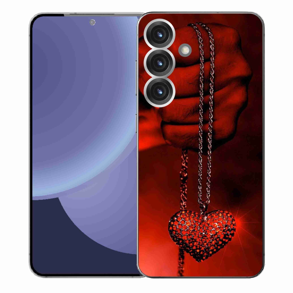 Gelový kryt mmCase na Samsung Galaxy S25+ - náhrdelník