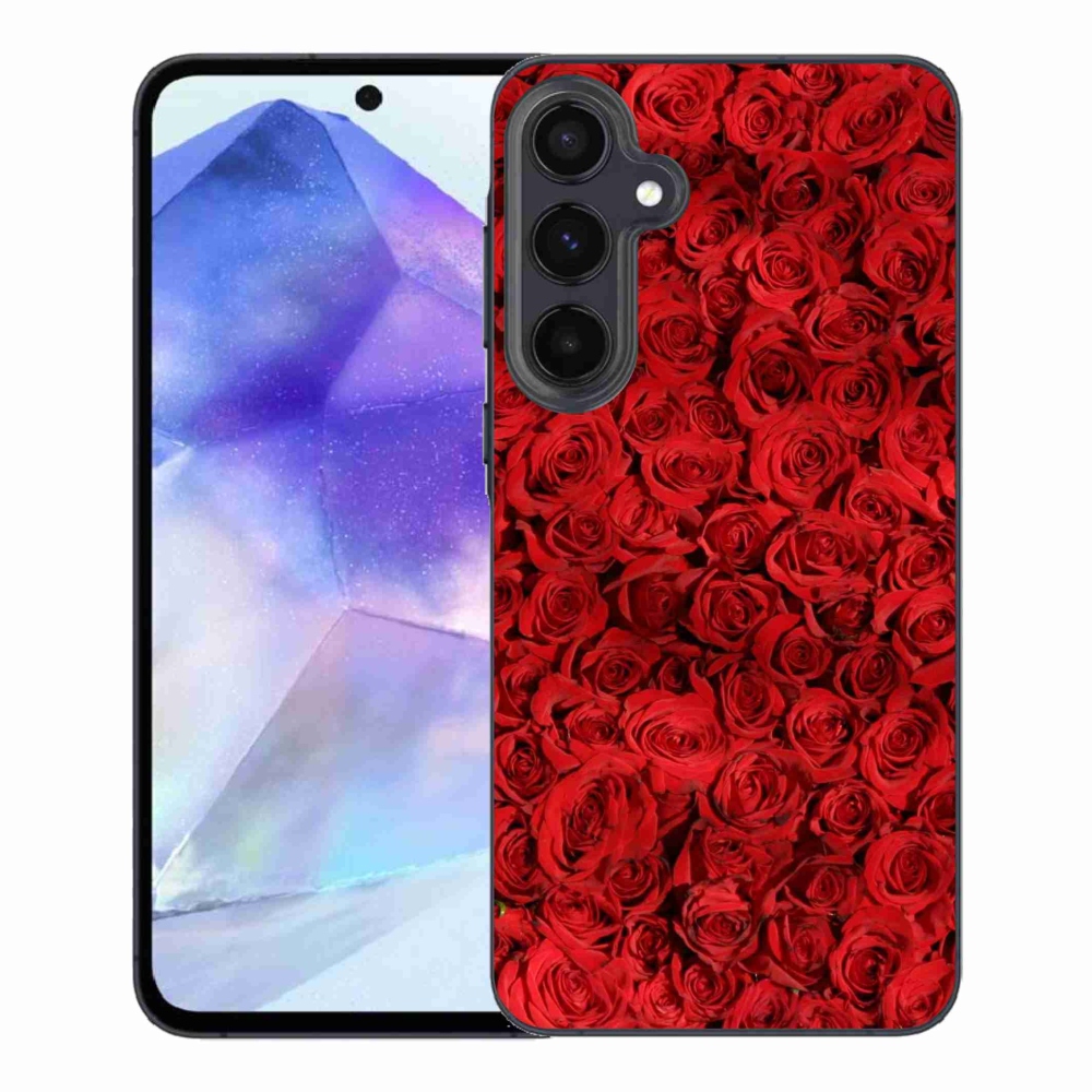 Gelový kryt mmCase na Samsung Galaxy A55 5G - růže