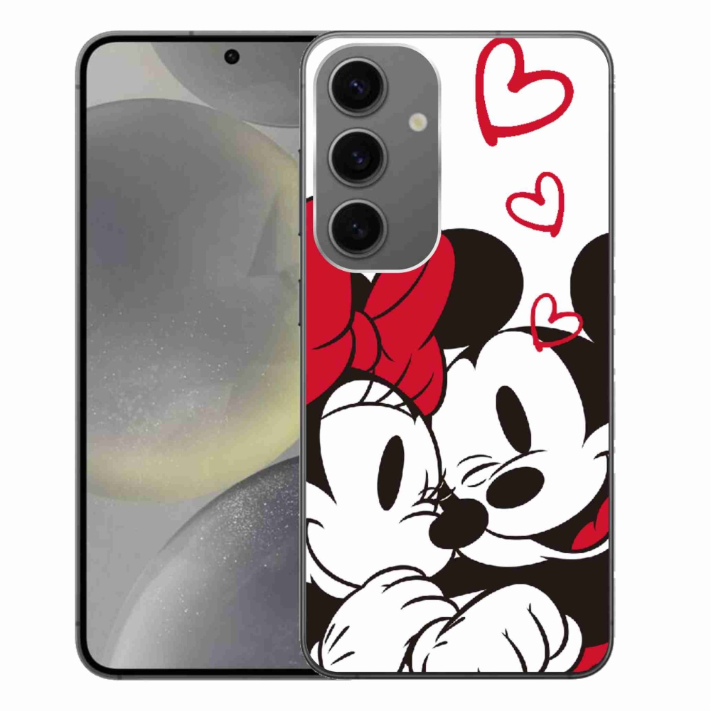 Gelový kryt mmCase na Samsung Galaxy S24+ - minnie a mickey