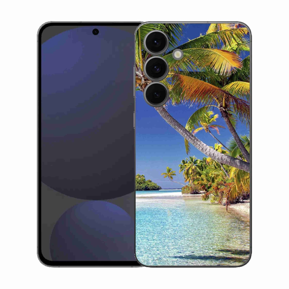 Gelový kryt mmCase na Samsung Galaxy S25 FE - mořská pláž