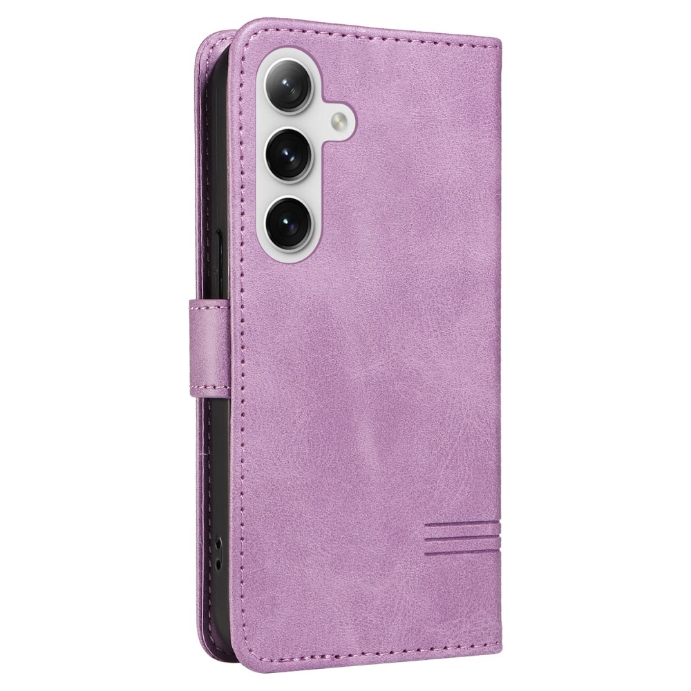 T-Shape knížkové pouzdro na Samsung Galaxy S24+/S25+ - světlefialové