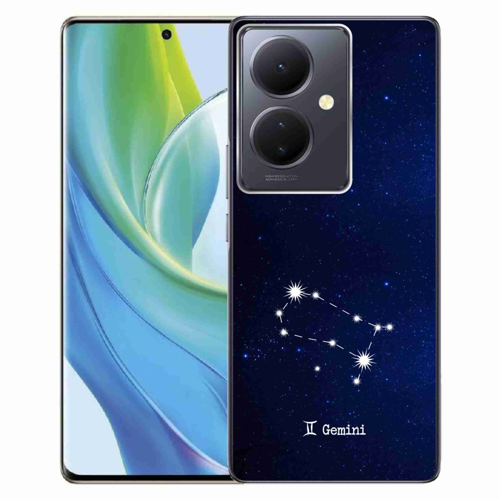 Gelový kryt mmCase na Vivo V29 Lite 5G - souhvězdí Blíženců