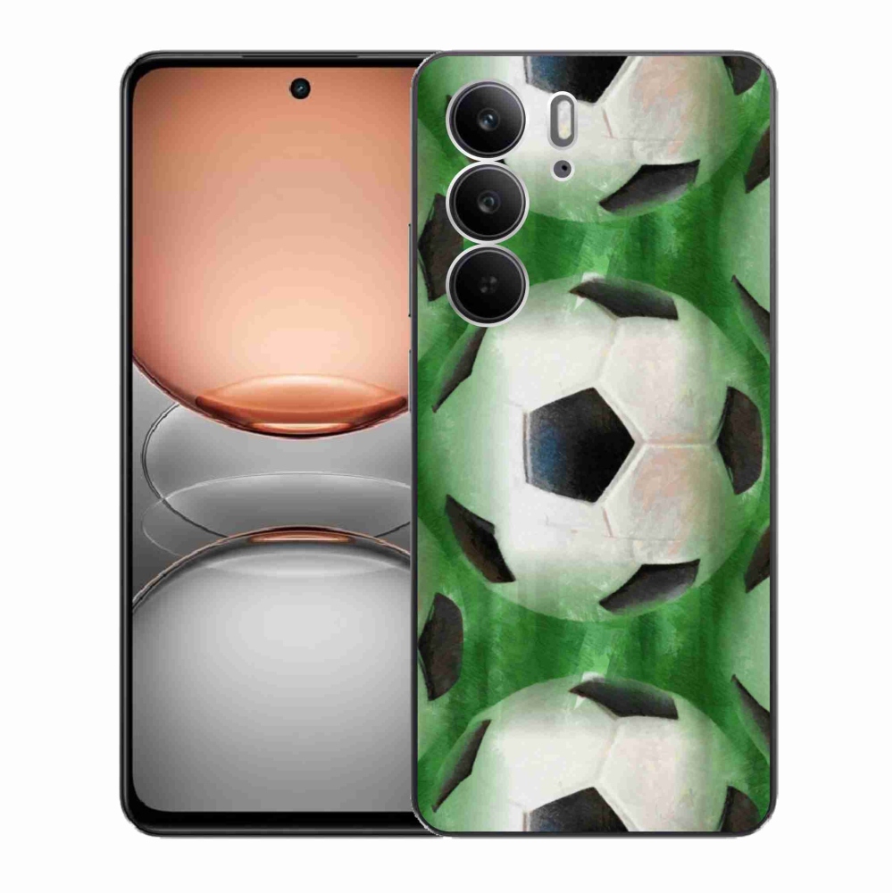 Gelový kryt mmCase na Realme C75 - fotbalový míč