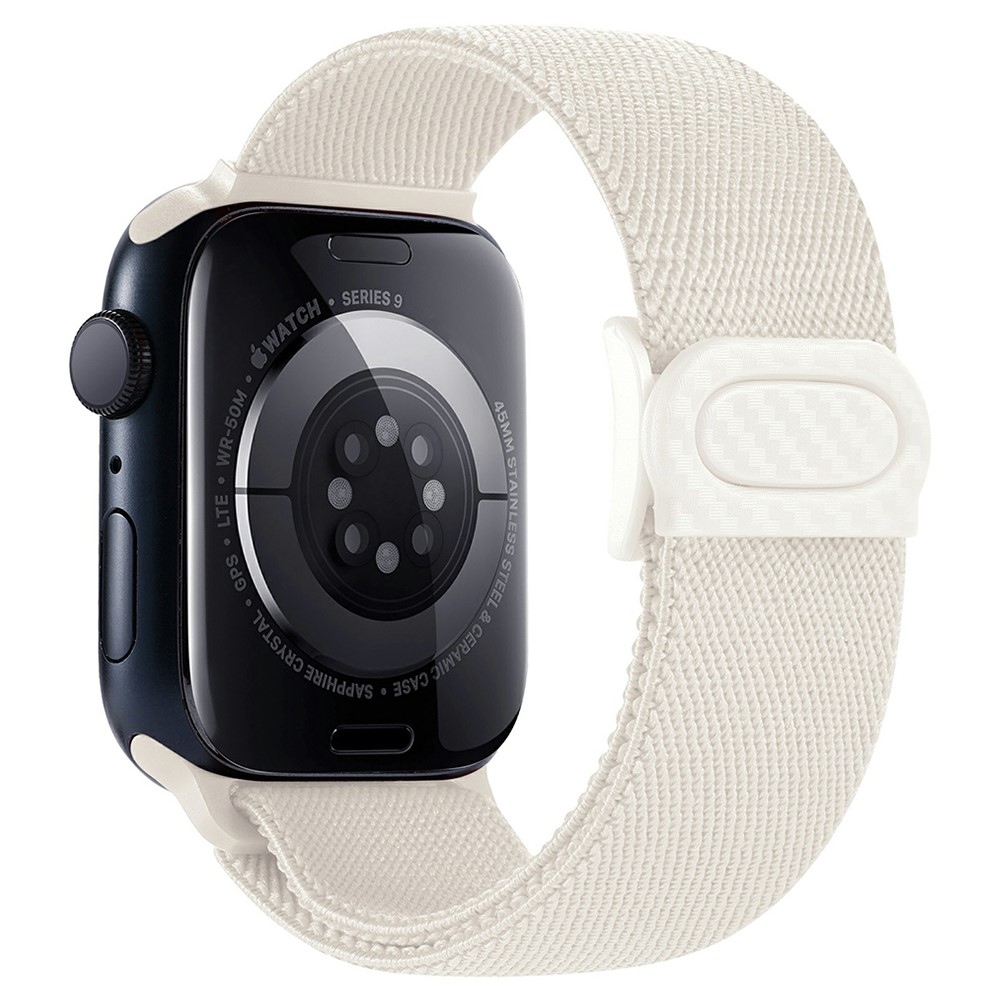 Gradient nylonový řemínek na Apple Watch Ultra/Ultra 2 49mm/SE/SE 2022/2023 44mm/9/8/7 45mm/6/5/4 44mm/3/2/1 42 mm - béžový