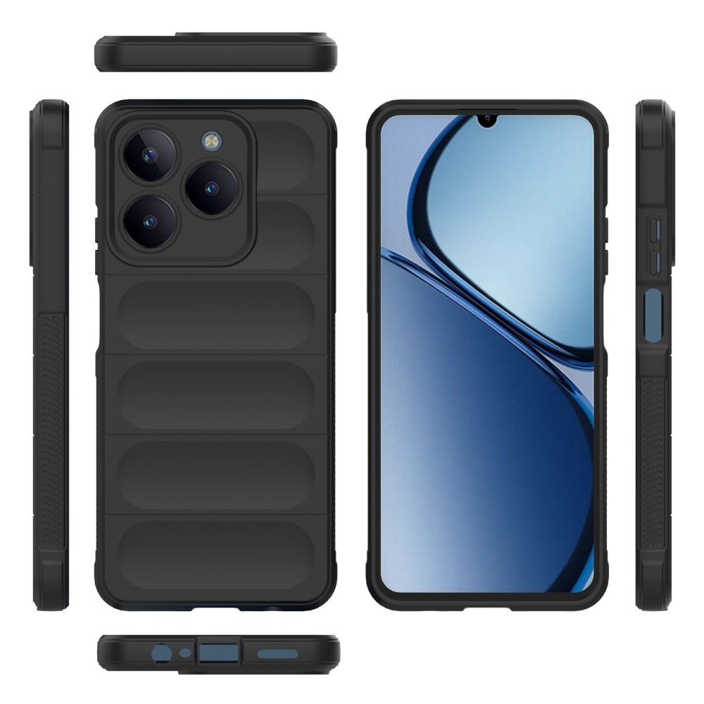 Rugg odolný gelový obal na Realme C61 - černý