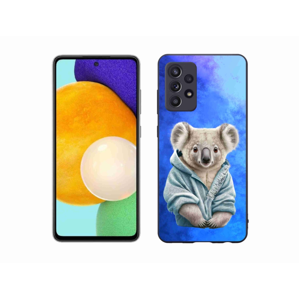 Gelový kryt mmCase na Samsung Galaxy A52s 5G - koala ve svetru