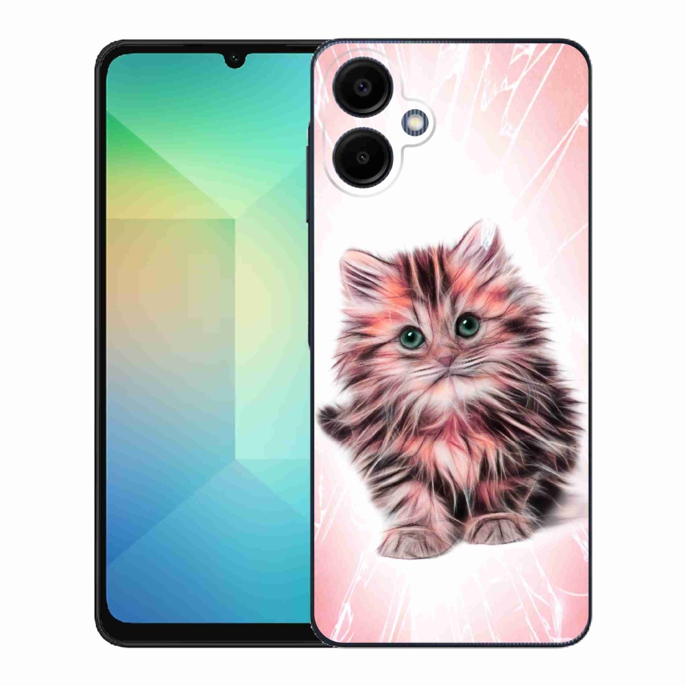 Gelový kryt mmCase na Samsung Galaxy A06 4G - roztomilé kotě