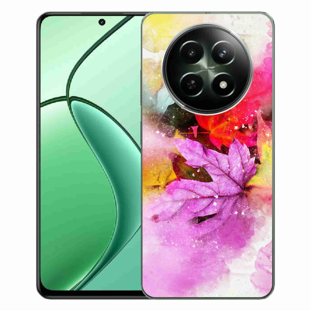 Gelový kryt mmCase na Realme 12 5G/12x 5G - barevné listy