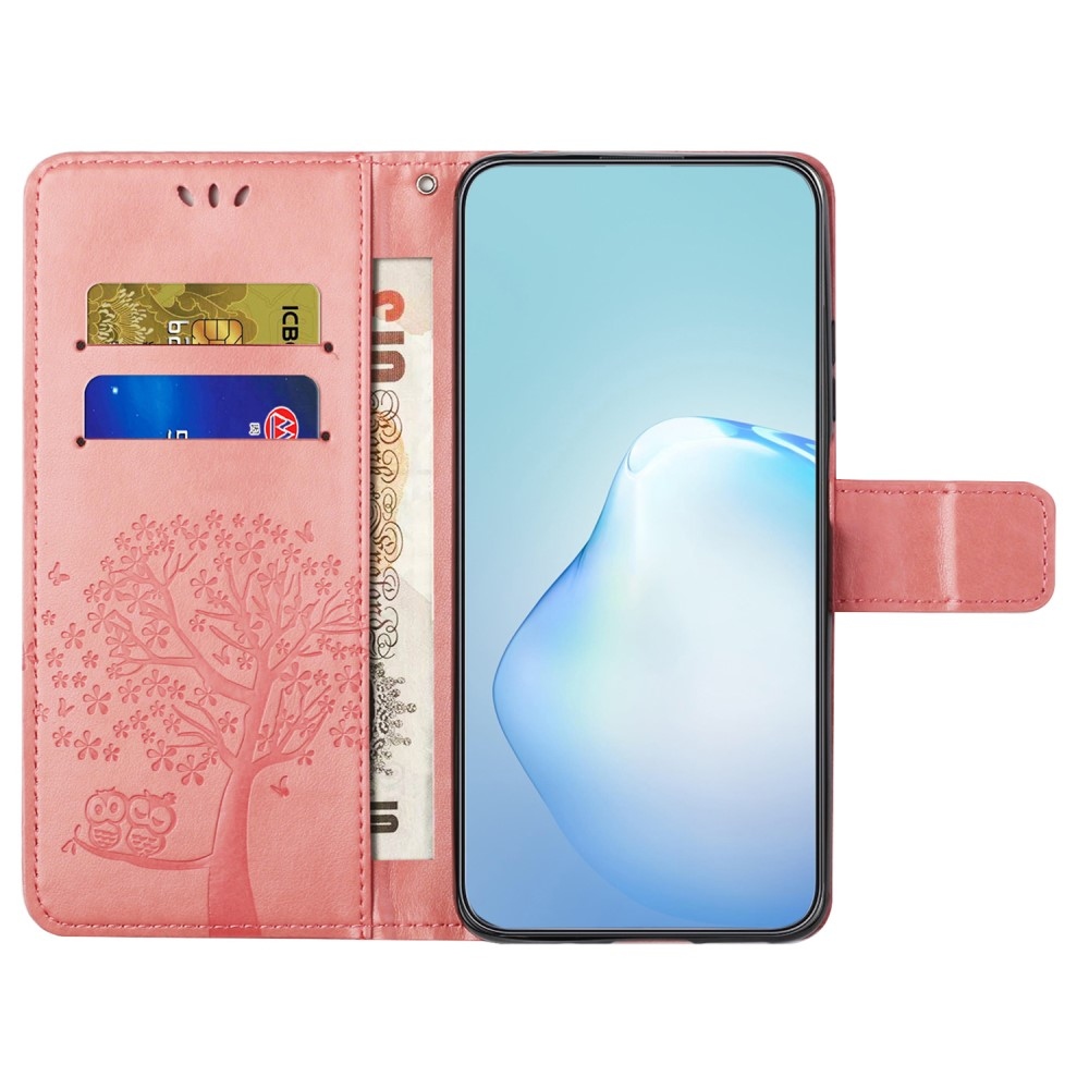 Tree knížkové pouzdro na Samsung Galaxy S24 - růžové
