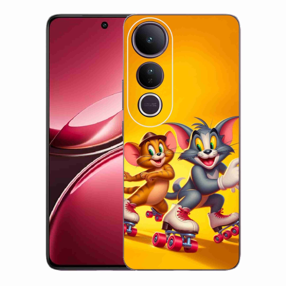 Gelový kryt mmCase na Vivo V50 Lite 4G/5G - tom a jerry