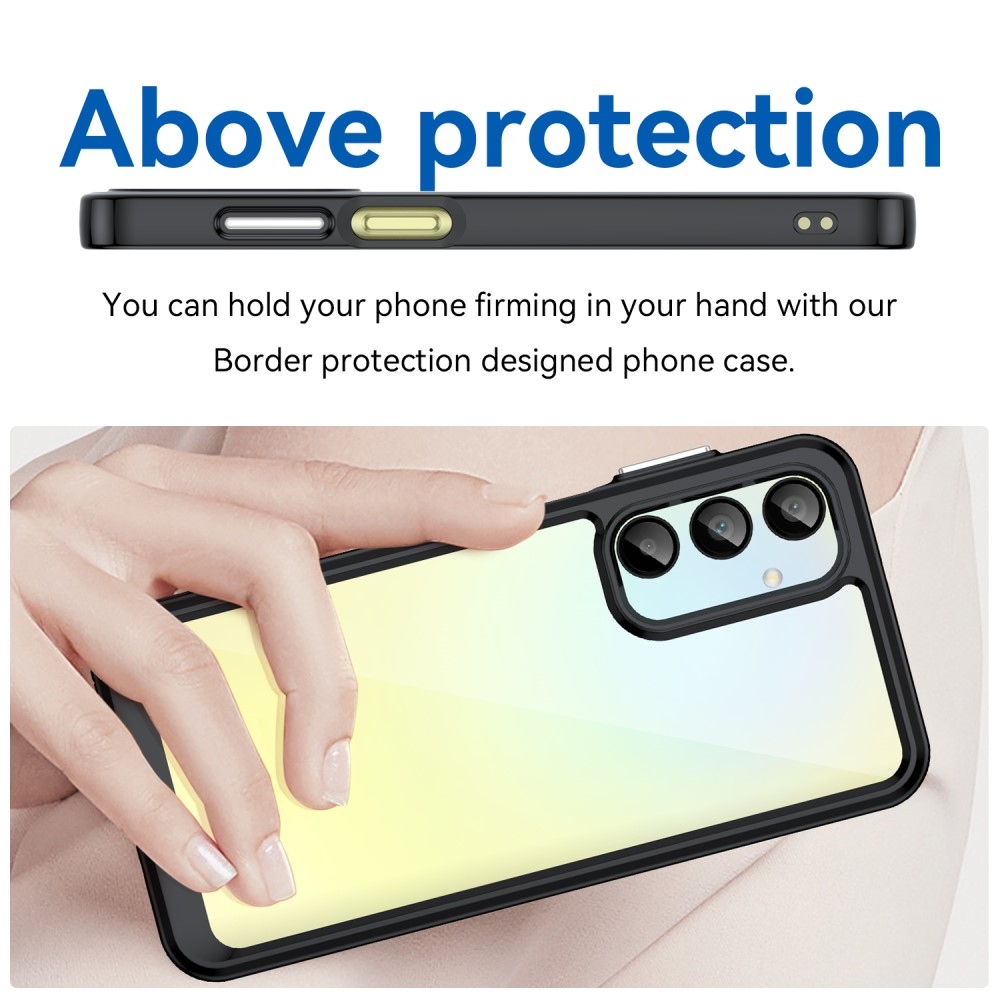 Gelový obal s pevnými zády na Samsung Galaxy A16 4G/5G - černý