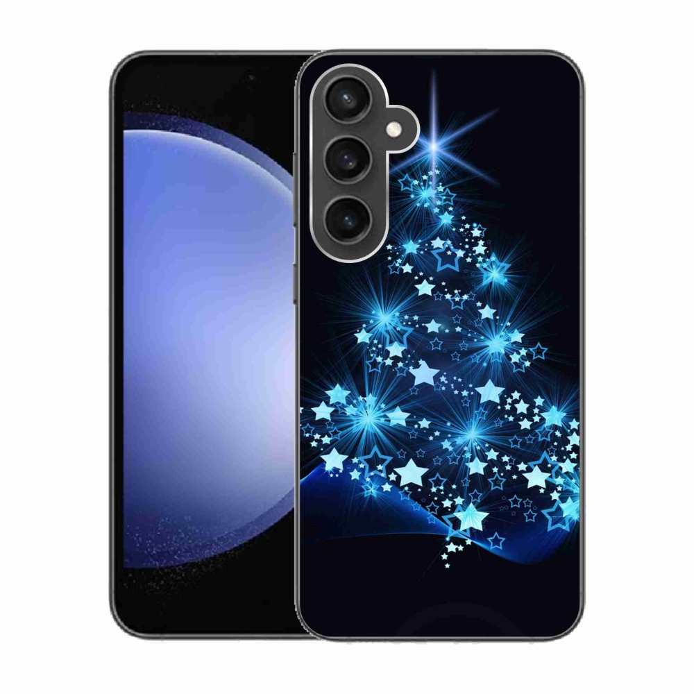 Gelový kryt mmCase na Samsung Galaxy S23 FE - vánoční stromek