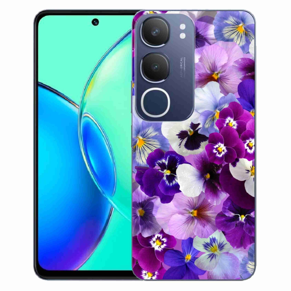Gelový kryt mmCase na Vivo Y19s - květiny 9