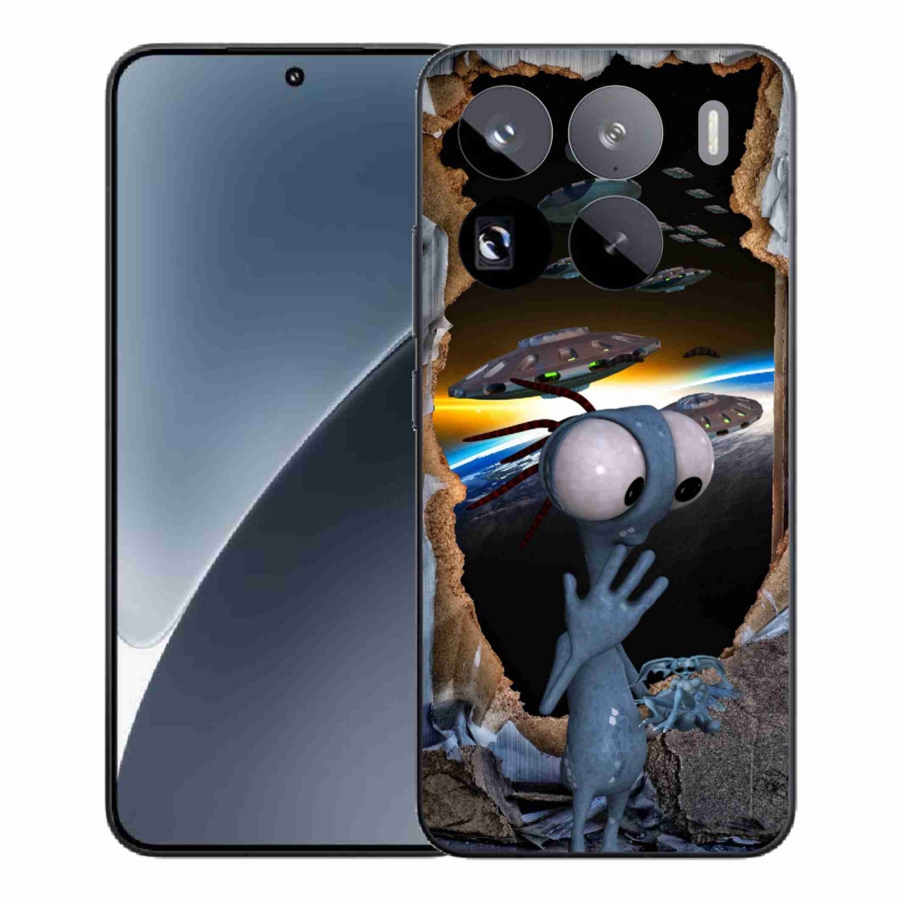 Gelový kryt mmCase na Xiaomi 15 Pro - mimozemšťan