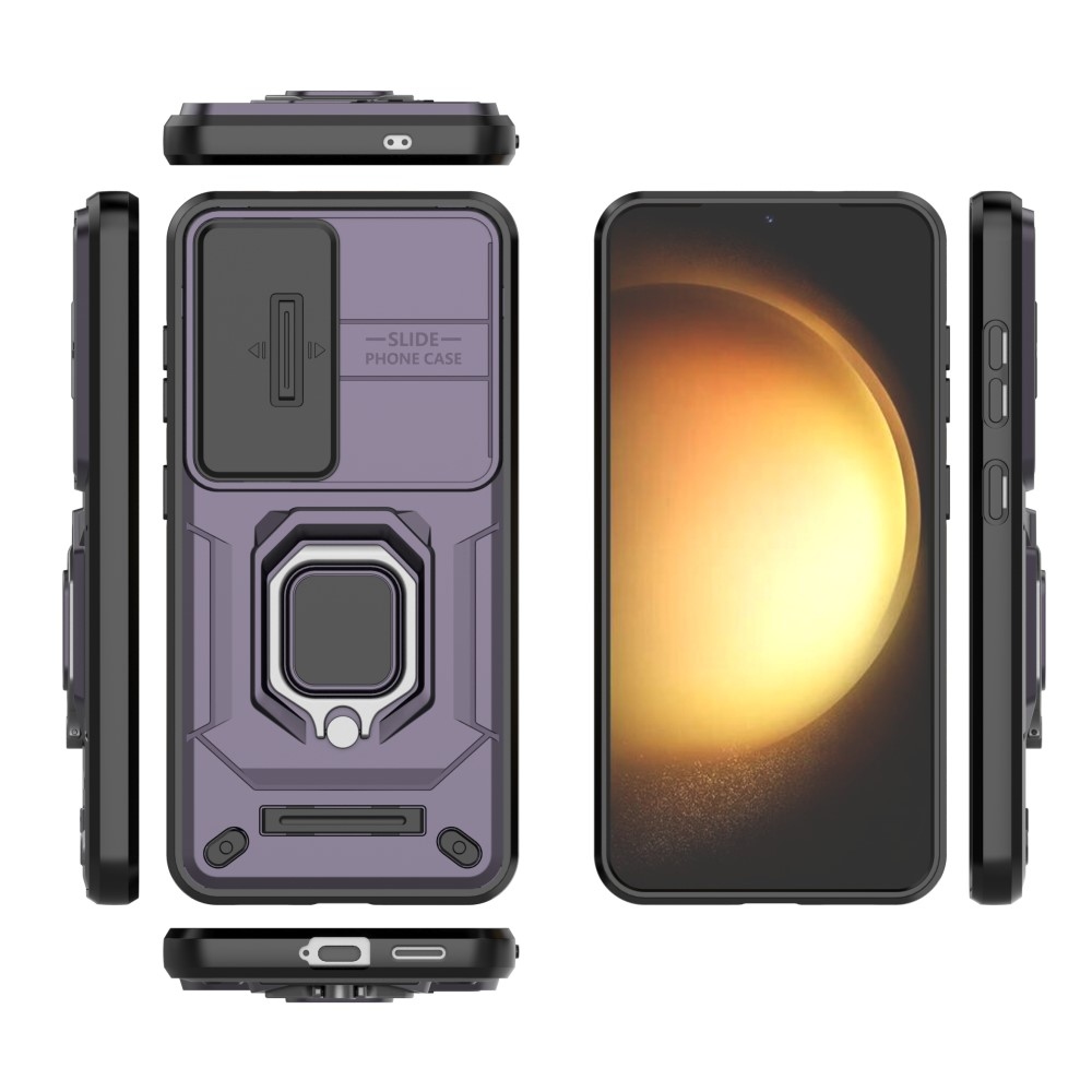 Lens odolný kryt na Samsung Galaxy S25 - fialový