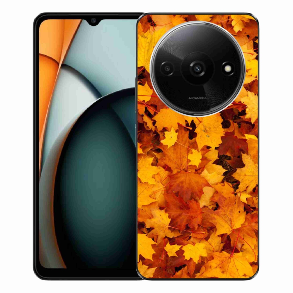 Gelový kryt mmCase na Xiaomi Redmi A3 - javorové listy