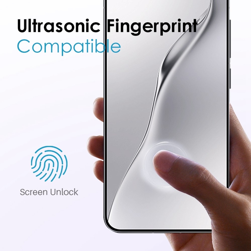 NORTHJO průhledný gelový obal + tvrzené sklo na Xiaomi 15 - průhledný
