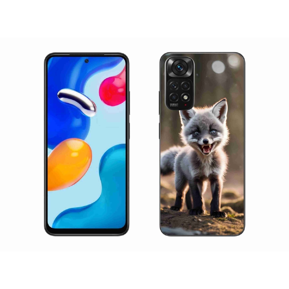 Gelový kryt mmCase na Xiaomi Redmi Note 11S 4G - rozzuřená liška