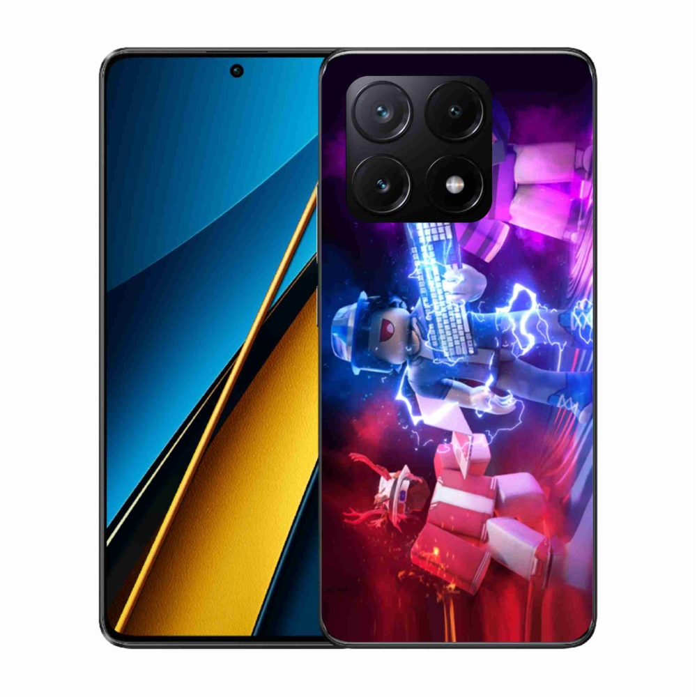 Gelový kryt mmCase na Xiaomi Poco X6 Pro 5G - roblox