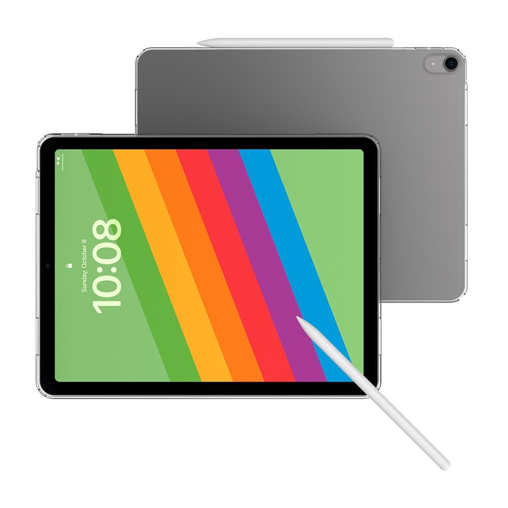 Průhledný gelový obal na iPad Air 13 (2024)/(2025) - průhledný