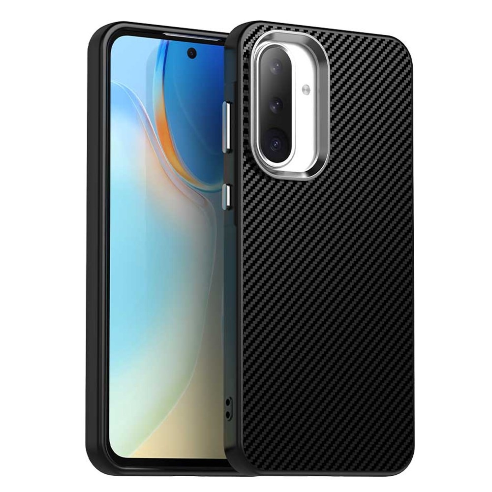 Texture fiber odolný kryt na Samsung Galaxy A36 5G - černý