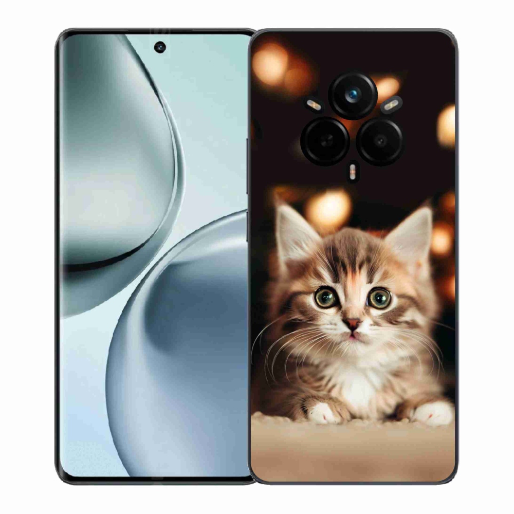 Gelový kryt mmCase na Realme 14 Pro+ 5G - roztomilé kotě 2