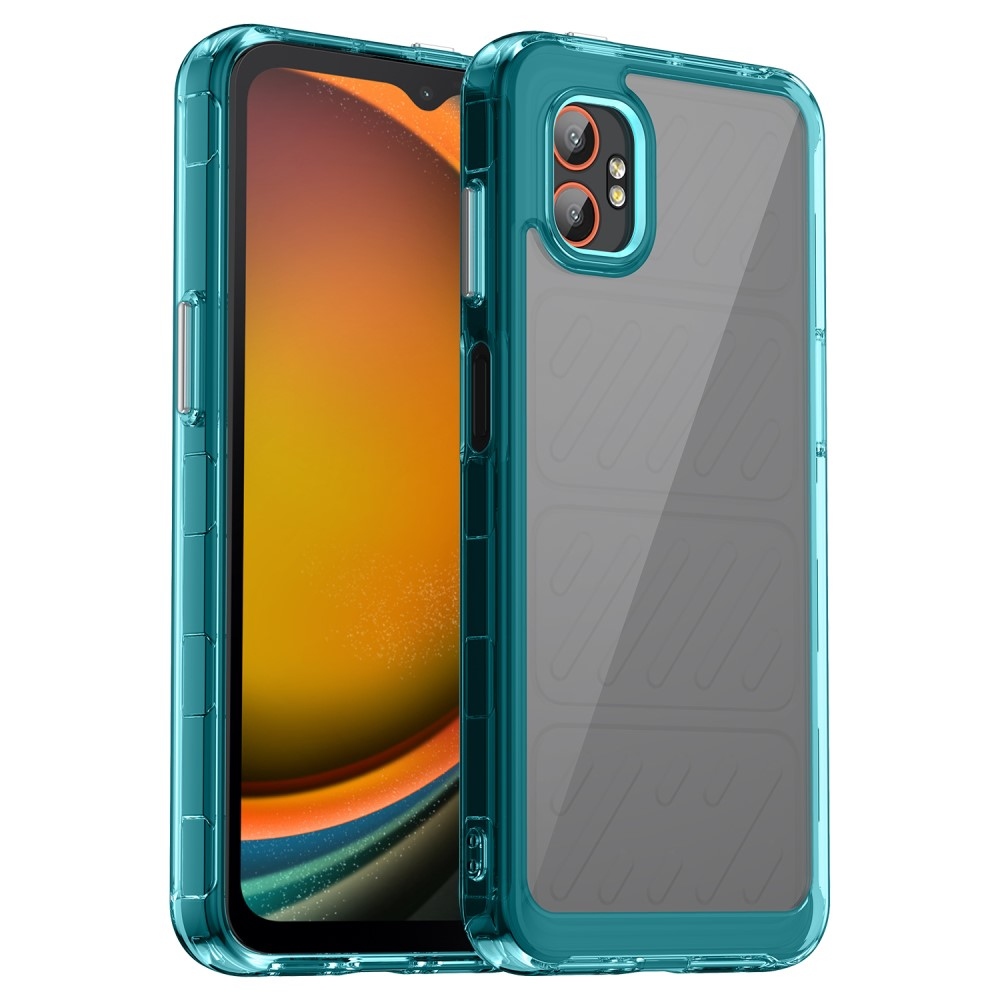 Gelový obal s pevnými zády na Samsung Galaxy Xcover 7 Pro - světlemodrý
