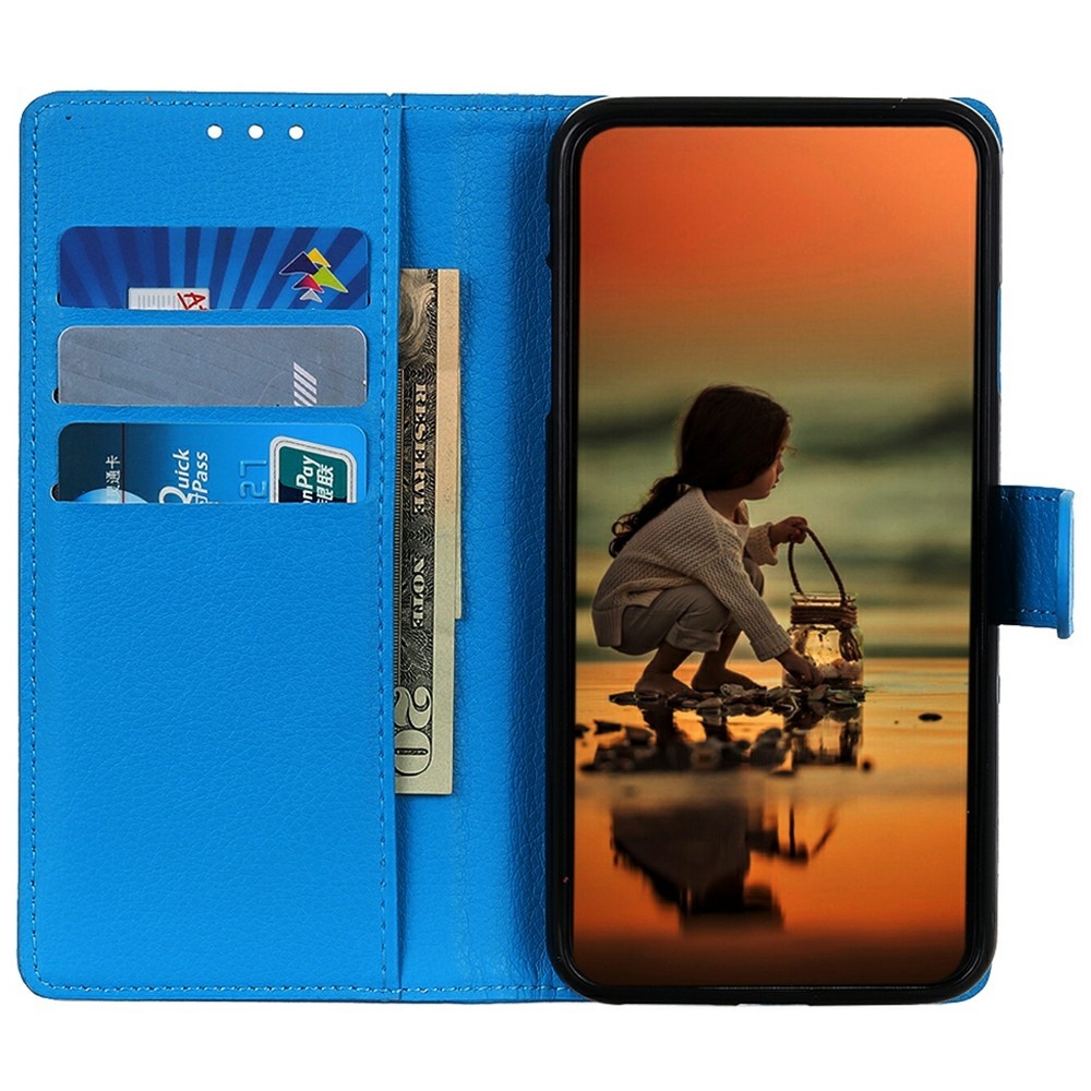 Litchie knížkové pouzdro na Xiaomi Redmi 15C 4G/5G (173mm) - modré