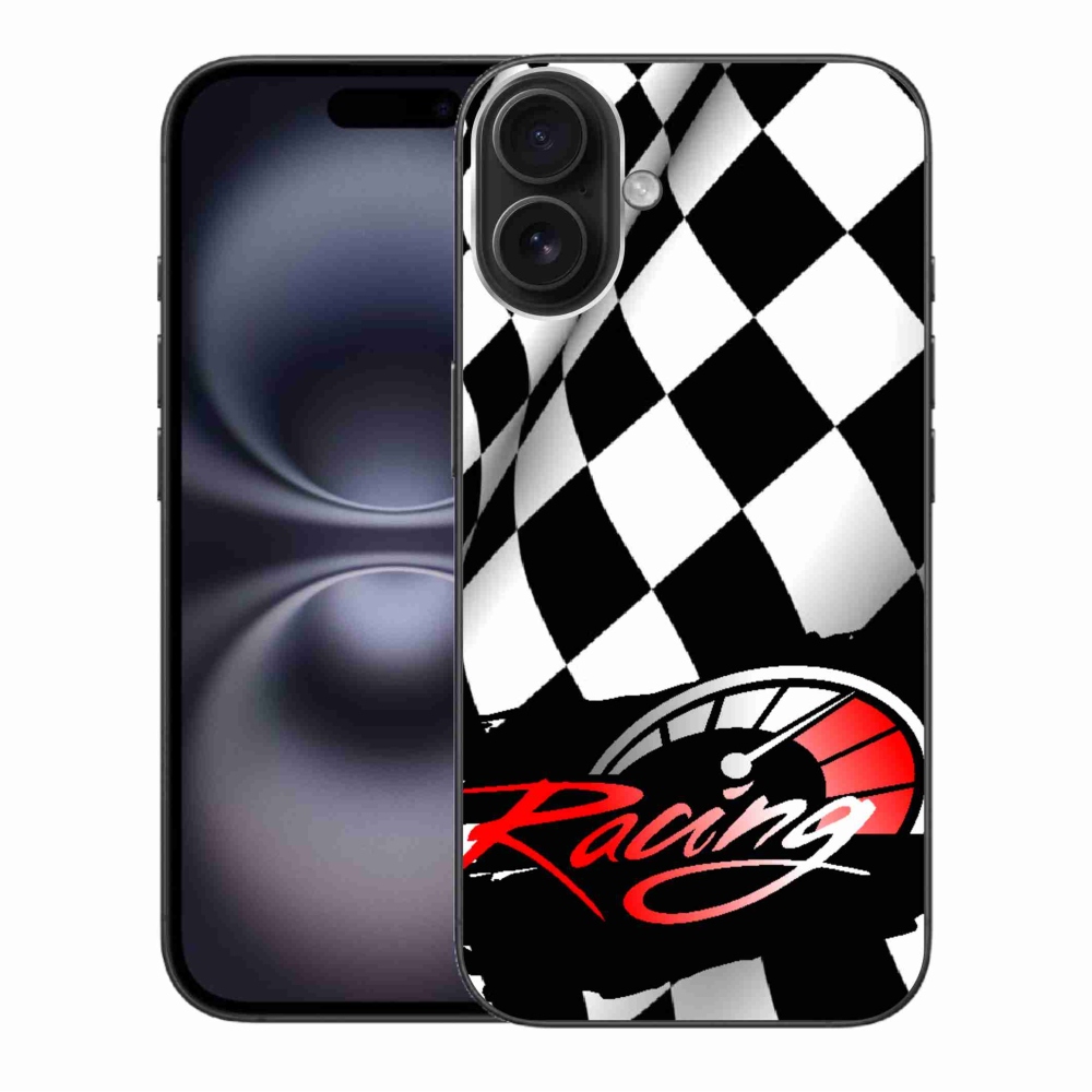 Gelový kryt mmCase na iPhone 16 Plus - závodění