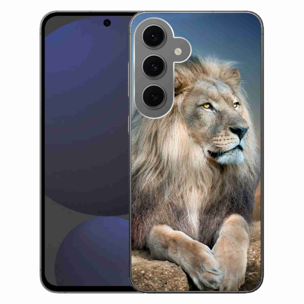 Gelový obal mmCase na Samsung Galaxy S24 FE - lev 1