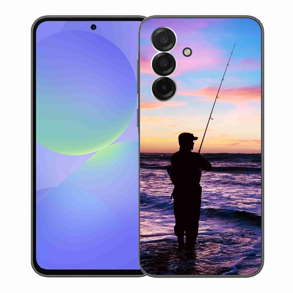 Gelový kryt mmCase na Samsung Galaxy A36 5G - rybaření 1