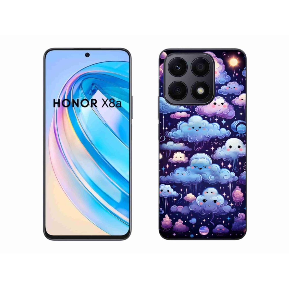 Gelový kryt mmCase na Honor X8a - mráčky
