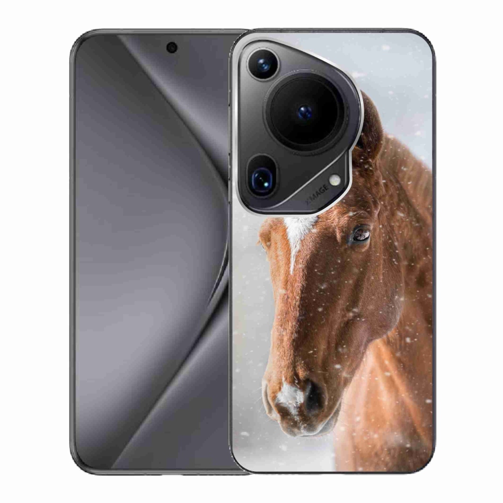 Gelový kryt mmCase na Huawei Pura 70 Ultra - hnědý kůň 2