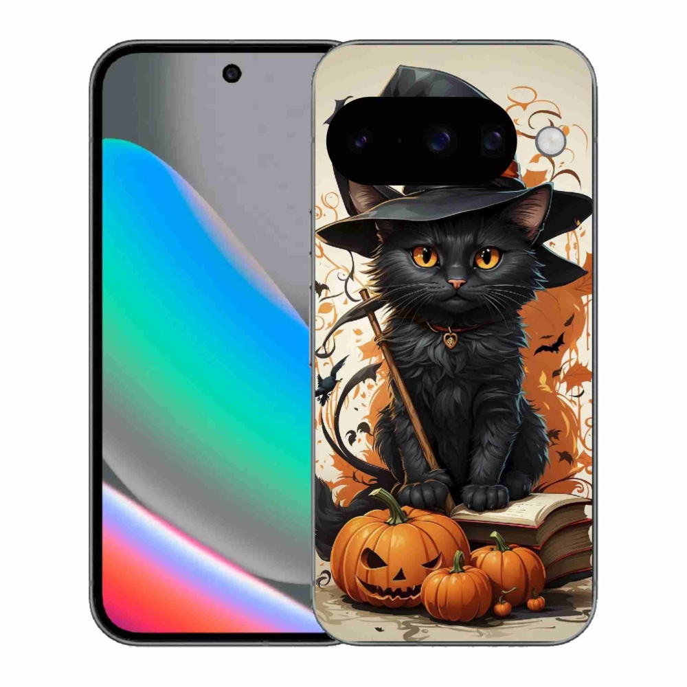 Gelový kryt mmCase na Google Pixel 10 - kocour čaroděj