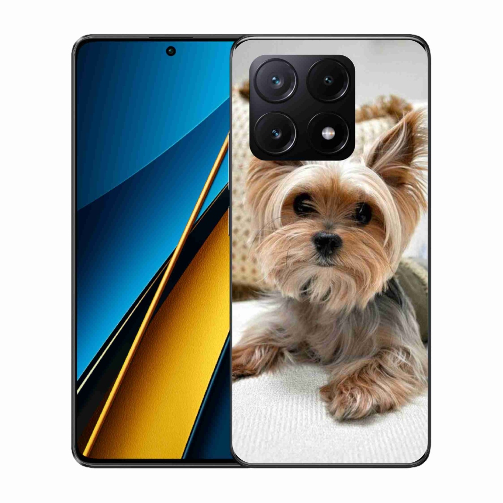 Gelový obal mmCase na Xiaomi Poco X6 Pro 5G - jorkšír 5