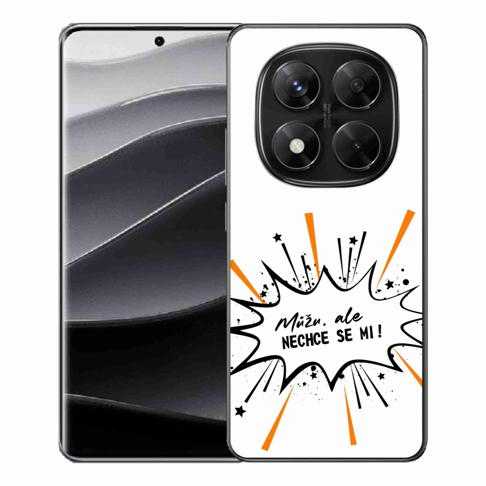 Gelový kryt mmCase na Xiaomi Redmi Note 14 Pro 5G/Poco X7 5G - vtipný text 11 bílé pozadí