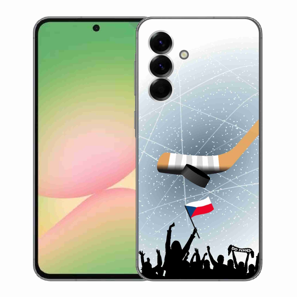 Gelový kryt mmCase na Samsung Galaxy A56 5G - fanoušci hokeje
