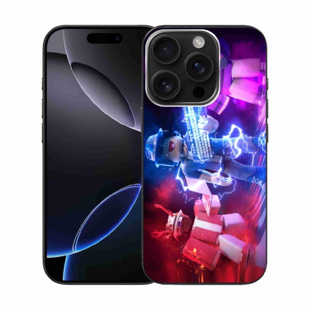 Gelový kryt mmCase na iPhone 16 Pro - roblox